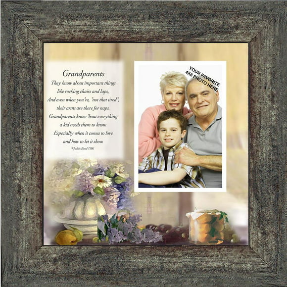 Shabby personalised Chic Photo Frame In Memory Of Grandad ~ Grandfather Any Name